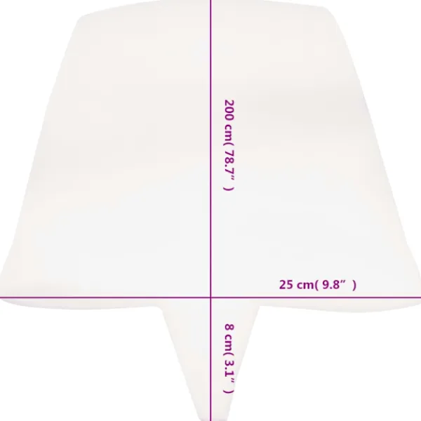 vidaXL Sängar>Madrasskil 25x200 cm