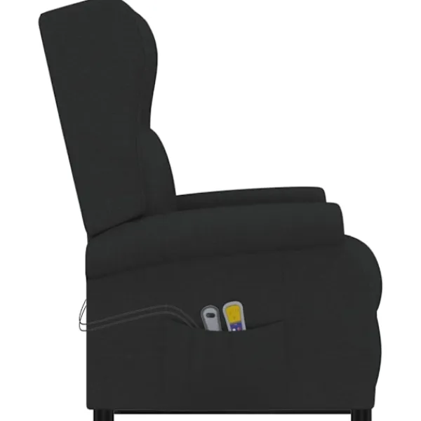 vidaXL Fåtöljer>massagefåtölj med uppresningshjälp tyg