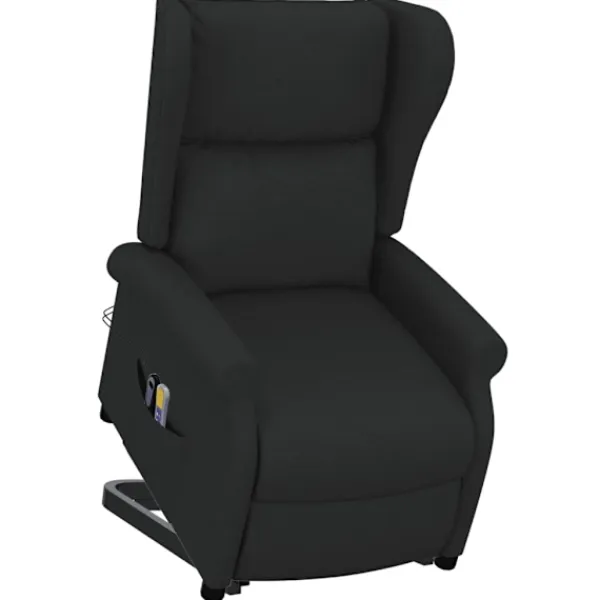 vidaXL Fåtöljer>massagefåtölj med uppresningshjälp tyg