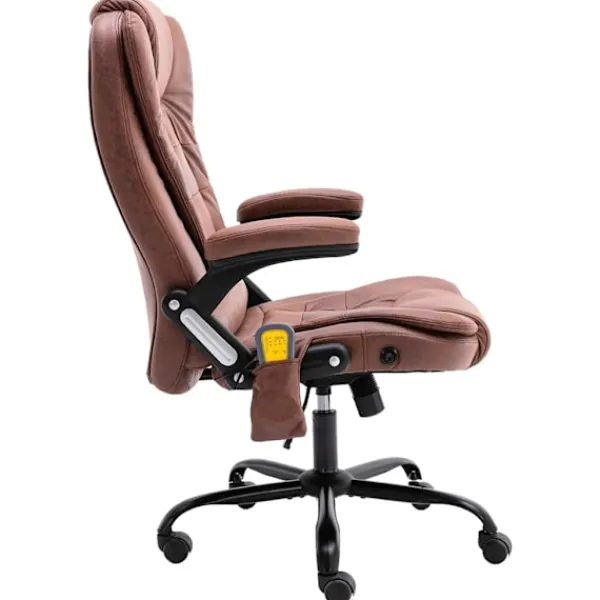vidaXL Kontorsmöbler>Massagekontorsstol ljus konstmocka