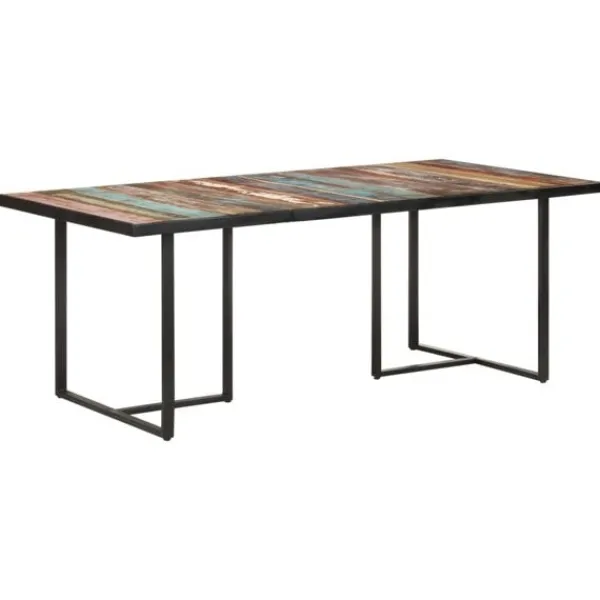 vidaXL Matbord>Matbord 200 cm massivt återvunnet trä