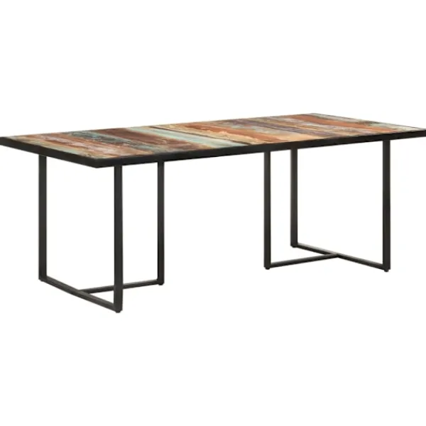 vidaXL Matbord>Matbord 200 cm massivt återvunnet trä