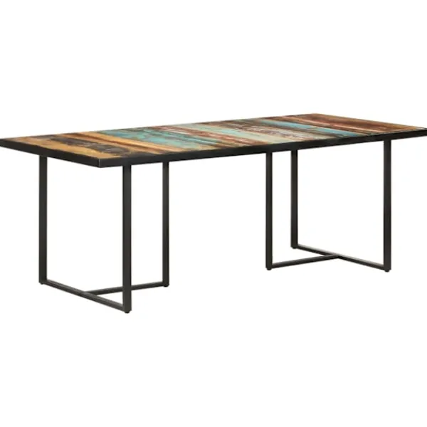 vidaXL Matbord>Matbord 200 cm massivt återvunnet trä