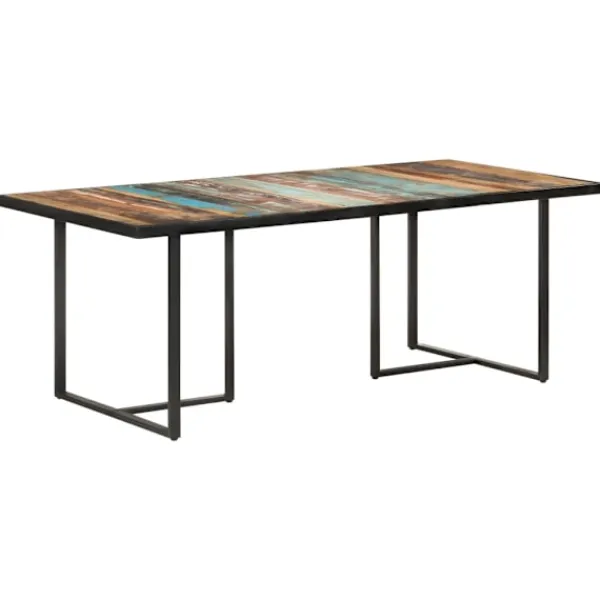 vidaXL Matbord>Matbord 200 cm massivt återvunnet trä