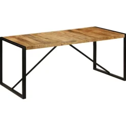 vidaXL Matbord>Matbord massivt grovt mangoträ 180 cm