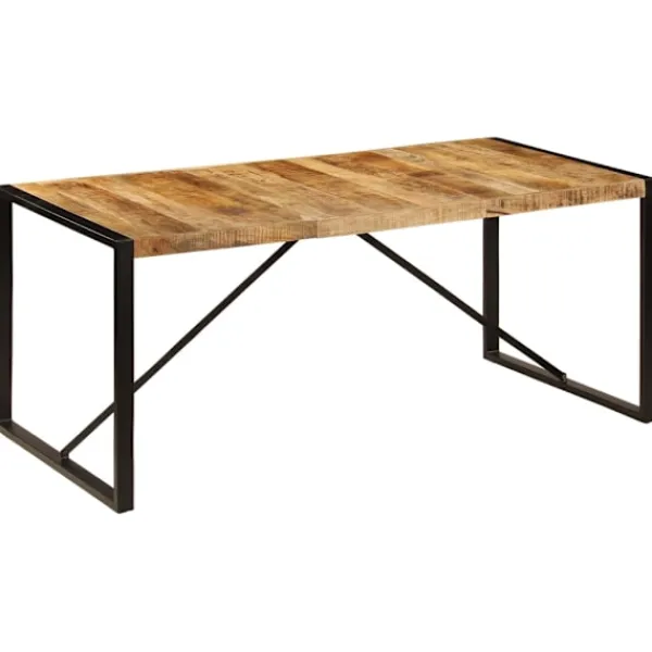 vidaXL Matbord>Matbord massivt grovt mangoträ 180 cm