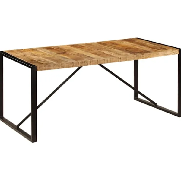 vidaXL Matbord>Matbord massivt grovt mangoträ 180 cm