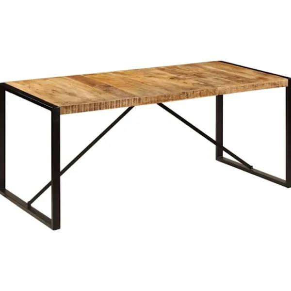 vidaXL Matbord>Matbord massivt grovt mangoträ 180 cm
