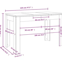 vidaXL Matbord><noscript><img width=