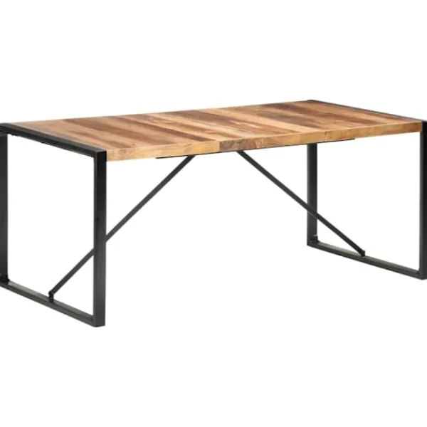 vidaXL Matbord>Matbord 180x90x75 cm massivt trä