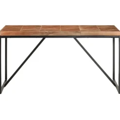vidaXL Matbord>Matbord 140x70x76 cm massivt akaciaträ och mangoträ