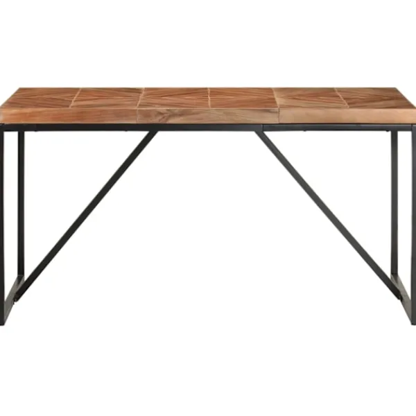 vidaXL Matbord>Matbord 140x70x76 cm massivt akaciaträ och mangoträ