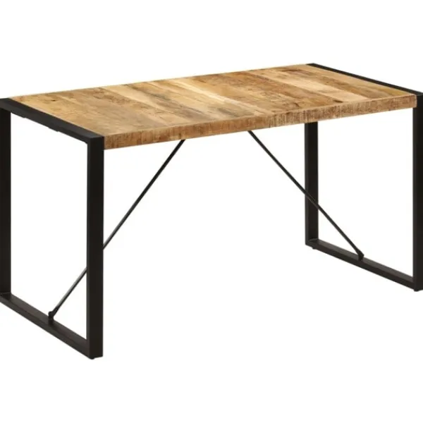 vidaXL Matbord>Matbord 140x70x75 cm massivt mangoträ