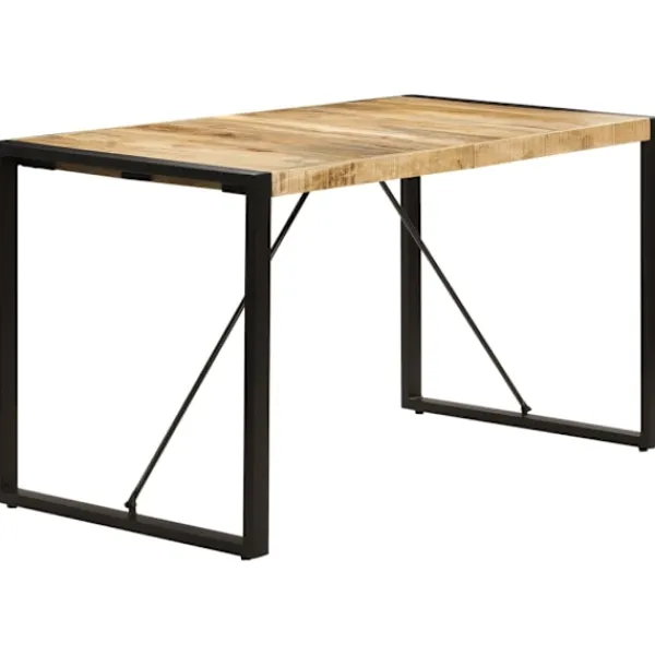 vidaXL Matbord>Matbord 140x70x75 cm massivt mangoträ