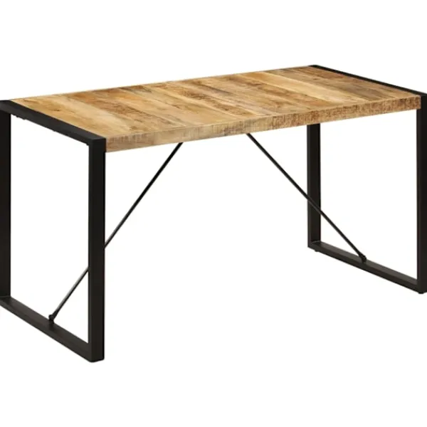 vidaXL Matbord>Matbord 140x70x75 cm massivt mangoträ