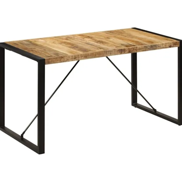 vidaXL Matbord>Matbord 140x70x75 cm massivt mangoträ