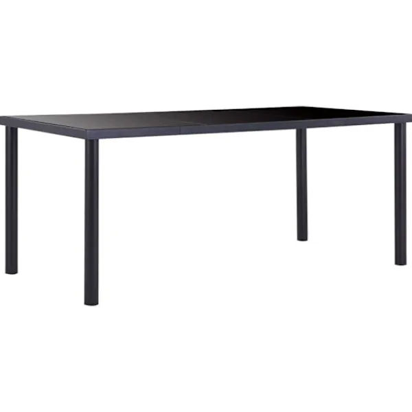 vidaXL Matgrupper>Matgrupp 7 delar konstläder