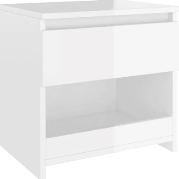 vidaXL Sängar>Nattduksbord 2 st högglans 40x30x39 cm konstruerat trä