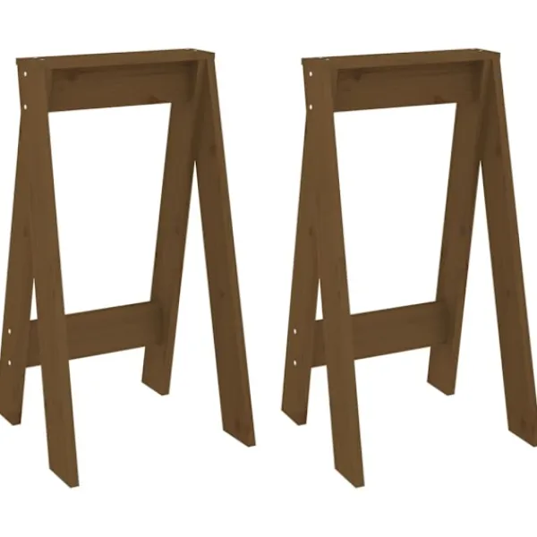 vidaXL Pallar>Pallar 2 st honungs 40x40x75 cm massiv furu