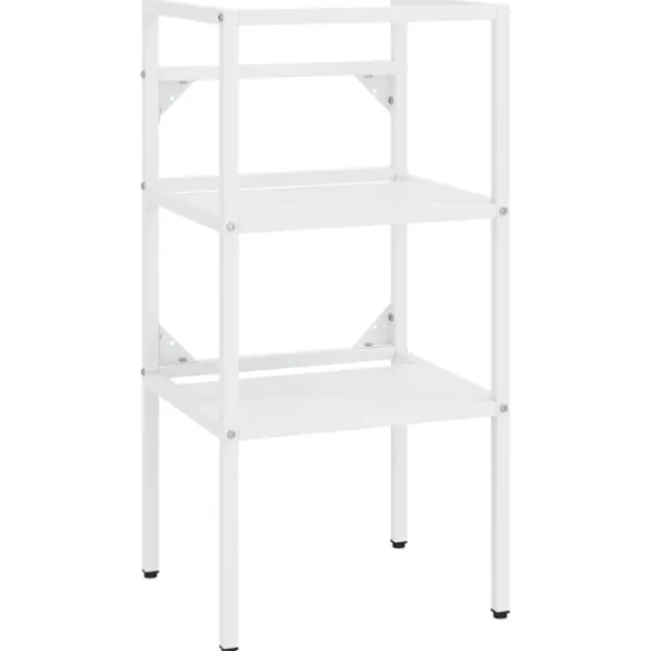 vidaXL Hyllor>Ram för tvättställ 40x38x83 cm järn