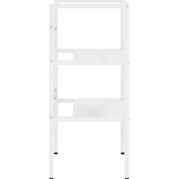 vidaXL Hyllor>Ram för tvättställ 40x38x83 cm järn