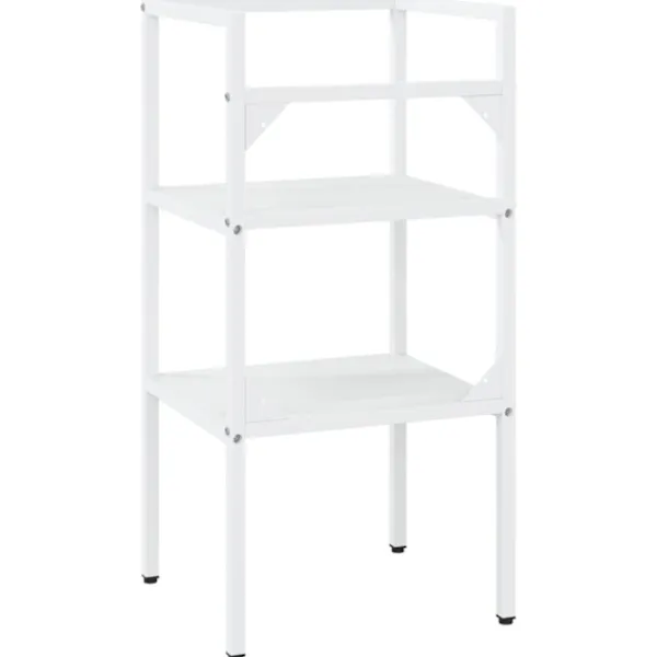 vidaXL Hyllor>Ram för tvättställ 40x38x83 cm järn