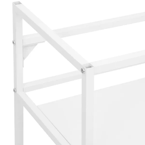 vidaXL Hyllor>Ram för tvättställ 40x38x83 cm järn