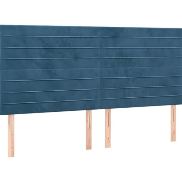 vidaXL Sängar>Ramsäng med madrass mörk 180x200 cm sammet