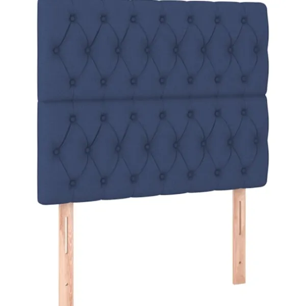 vidaXL Sängar>Ramsäng med madrass 100x200 cm tyg