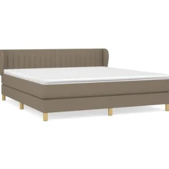 vidaXL Sängar>Ramsäng med madrass 180x200 cm tyg