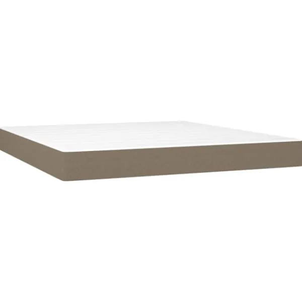 vidaXL Sängar>Ramsäng med madrass 180x200 cm tyg