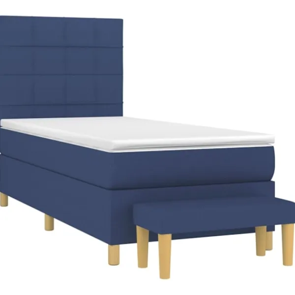 vidaXL Sängar>Ramsäng med madrass 80x200 cm tyg