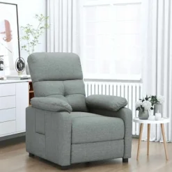 vidaXL Fåtöljer>Reclinerfåtölj mörk tyg