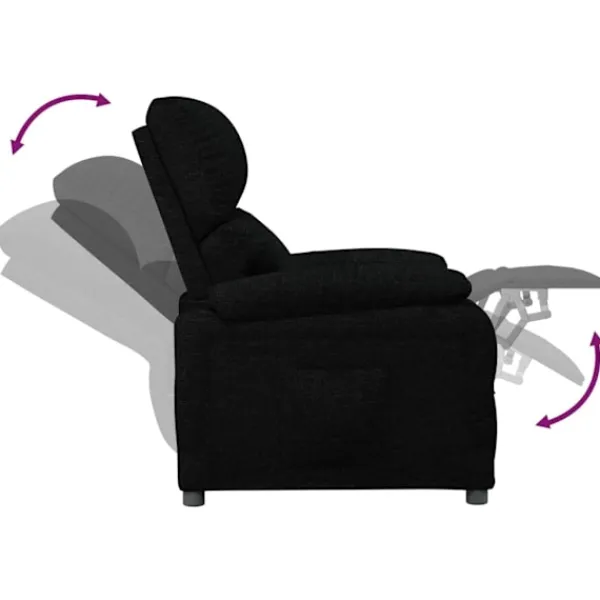 vidaXL Fåtöljer>Reclinerfåtölj tyg