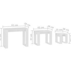 vidaXL Småbord><noscript><img width=