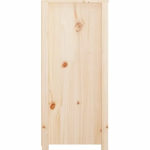 vidaXL Byråer>Sidoskåp 100x40x90 cm massiv furu