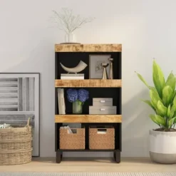 vidaXL Sideboards>Sidoskåp 60x33x107 cm massivt mangoträ