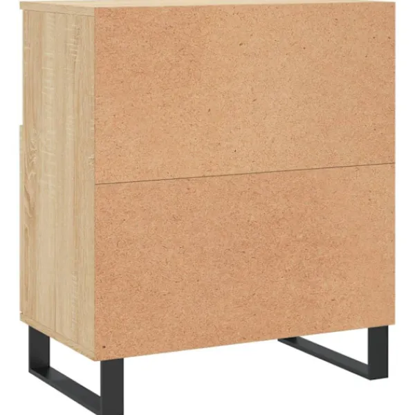 vidaXL Sideboards>Skänk 3 delar Sonoma ek konstruerat trä