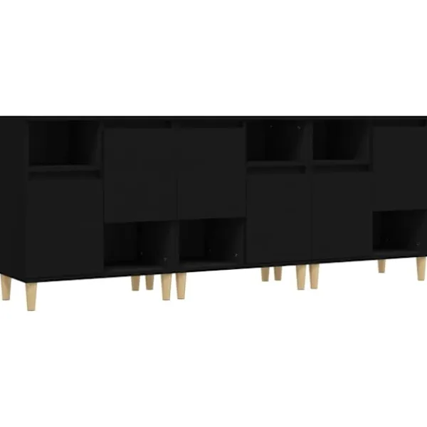 vidaXL Sideboards>Skänk 3 st 60x35x70 cm konstruerat trä