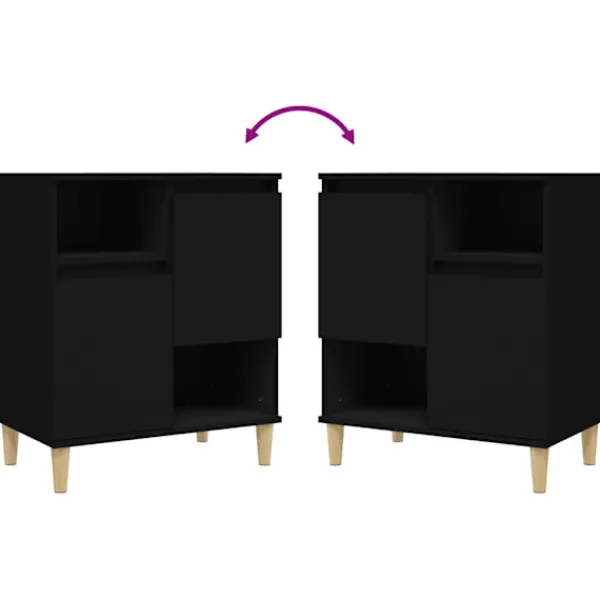 vidaXL Sideboards>Skänk 3 st 60x35x70 cm konstruerat trä