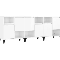 vidaXL Sideboards>Skänk 3 st högglans 60x35x70 cm konstruerat trä