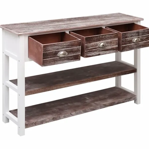 vidaXL Byråer>Skänk antik 115x30x76 cm trä
