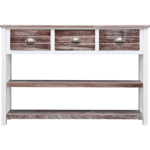 vidaXL Byråer>Skänk antik 115x30x76 cm trä