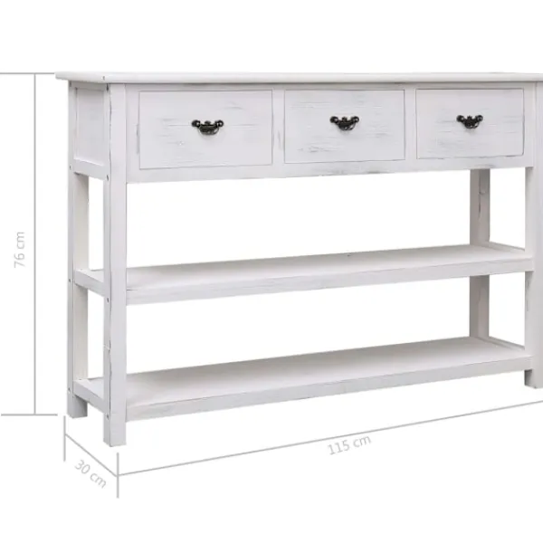 vidaXL Sideboards>Skänk antik 115x30x76 cm trä
