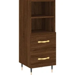 vidaXL Sideboards>Skänk ek 34,5x34x90 cm konstruerat trä