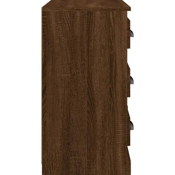 vidaXL Byråer>Skänk ek 70x35,5x67,5 cm konstruerat trä