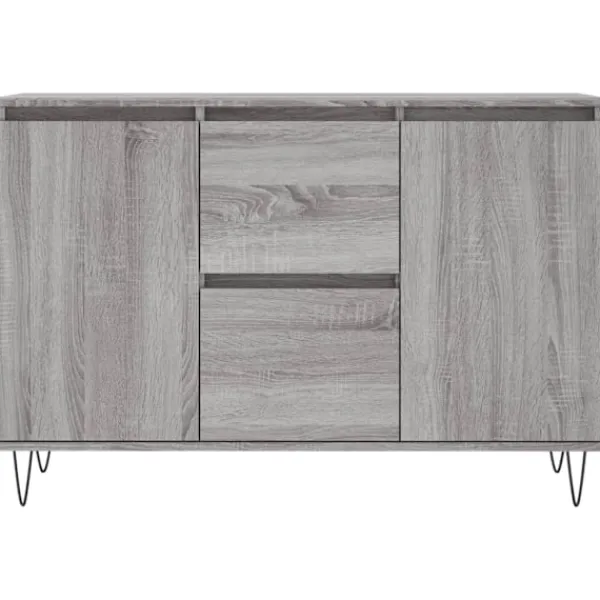 vidaXL Sideboards>Skänk sonoma 101,5x35x70 cm konstruerat trä