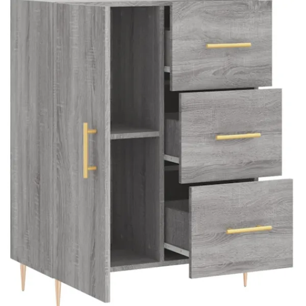 vidaXL Sideboards>Skänk sonoma 69,5x34x90 cm konstruerat trä