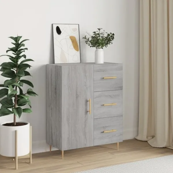 vidaXL Sideboards>Skänk sonoma 69,5x34x90 cm konstruerat trä