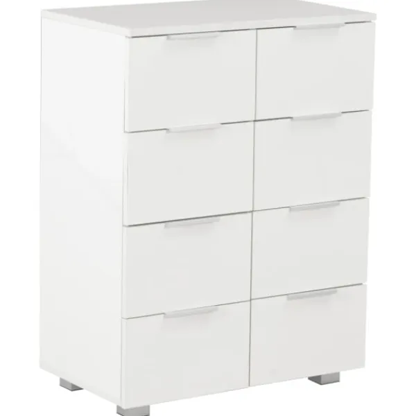 vidaXL Byråer>Skänk högglans 60x35x80 cm spånskiva